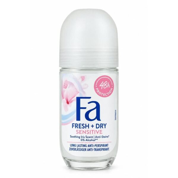 Deo roll-on Fa Fresh+Dry Sensitive 50ml