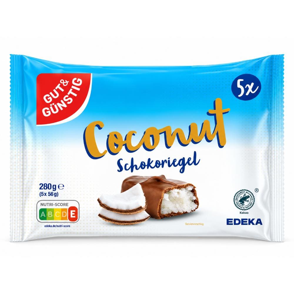 Set Batoane cu cocos Gut und Gunstig 5x56g
