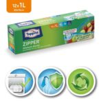 Toppits pungi zip 1L 12bucati