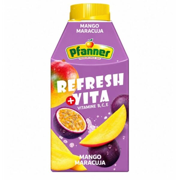 Pfanner Refresh Vita Mango-Maracuja 10% 0,5L