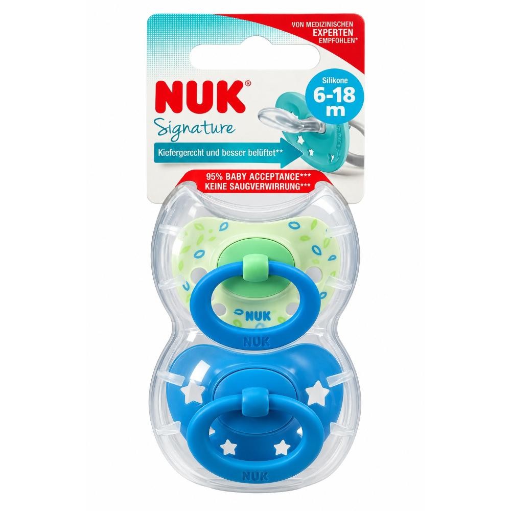 Set 2suzete NUK 6-18M