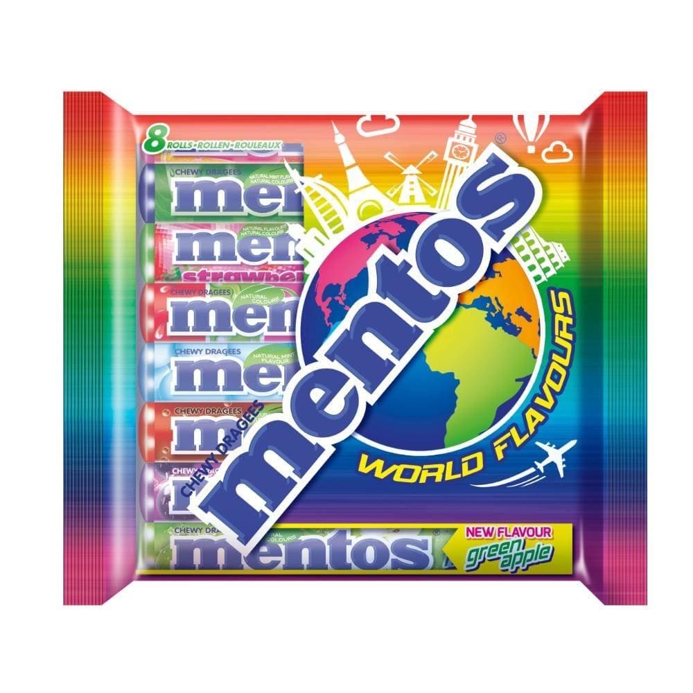 Set mentos world flavours 300g